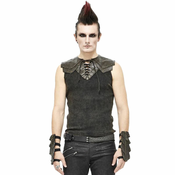 TOP moška - Vertigo Punk Vest With Leather Patches - DEVIL FASHION - TT16702