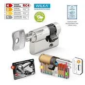 Cilindrični varnostni standardni polcilinder WILKA RC4, Standardni vložek 00/50 mm