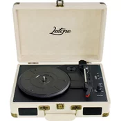 Latone RetroCase Creamy White Prenosni gramofon