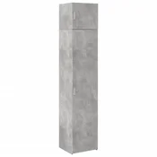 vidaXL vidaXL Ozka omara za shranjevanje betonsko siva 45x42,5x225cm inž. les, (21415437)