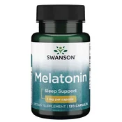 Swanson Melatonin, 3 mg, 60 Kapsula – Podrška Zdravom Snu