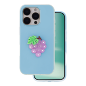 Onasi Tutti Frutti 2v1 silikonski ovitek za iPhone 15 Pro - moder