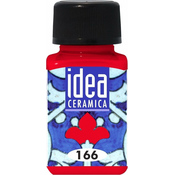 Maimeri Water-Based Cold Idea Barva za steklo in porcelan Carmine 166 60 ml 1 kos