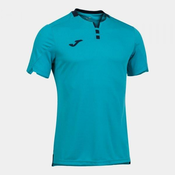Joma Gold IV Short Sleeve T-Shirt Fluor Turquoise-Navy