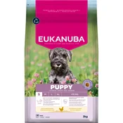Eukanuba Premium Nutrition Puppy Small Breed piletina - 3 kg