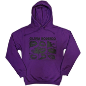 Olivia Rodrigo Kapuco Threshold Lips Grid Unisex Purple M