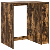 Vidaxl omara za pralni stroj z vrati Dimljeni oreh 87 x 60 x 89 cm