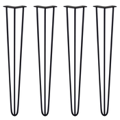 MONSTER 4 x 28 sponke za lase - 3 kraki - 10 mm - črne, (5000151871)