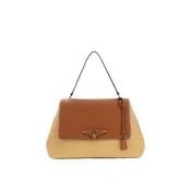 GUESS Ročna torbica Guess Sac a Main Maggie Grand Natural/Caramel bež