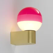 MARSET LED stenska svetilka Dipping Light A1, roza/zlata - Dnevna soba/jedilnica - Dizajn - roza, medenina - Kovina