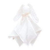shumee Plišasta igrača Bunny Muslin (kremna)