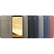 SAMSUNG preklopna torbica LED View Cover za Galaxy S8+-srebrna (EF-NG955PSEGWW)