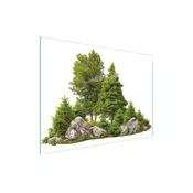 shumee STEKLENA REZALNA DESKA 30x22 DREVO