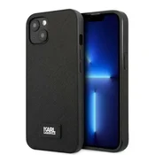 Karl Lagerfeld Saffiano Plaque ovitek za iPhone 13 mini (5.4) - črn