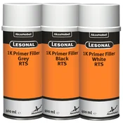 1K primer filler 400ml sprej Lesonal - Črna