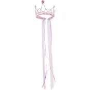 Great Pretenders Kostim za devojcice Princezina tiara Mašna, Svetloroze