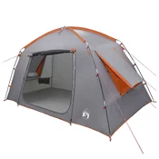 vidaXL vidaXL Kabinski šotor Siva in oranžna 300 x 210 x 156 cm Poliester, (5000309649)