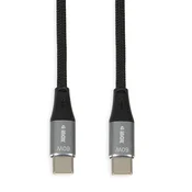 iBOX iBOX IKUTC USB-C kabel (USB 2.0, 1m, črn)
