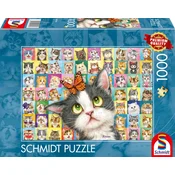 Schmidt Puzzle Mačji izrazi 1000 kosov