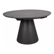Miza Detroit 920 (Sivi marmor + Črna) Sivi marmor, Črna, 75cm, PodaljšanjePodaljšanje, MDF plošča, MDF plošča
