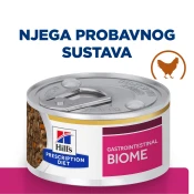 Hills Prescription Diet GI Biome enolončnica za nego prebave za mačke 82 g