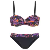 VIVANCE Bikini lila/oranžna/rdeča/črna