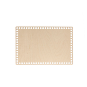 AtmoWood Leseno dno/pokrov za košaro - brezov pravokotnik Izberite različico: 20x15 cm