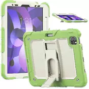 Ohišje za iPad Air 5/Air 4/Pro 11 s stojalom z naramnico Zeleno