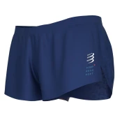 COMPRESSPORT Racing Split Overshort hlače, modre (S)