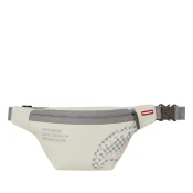 Torbica za oko struka Sprayground | Cream Check Shark Central Crossbody