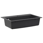 vidaXL Enojno kuhinjsko pomivalno korito Granit 79,5 x 50,5 x 20 cm