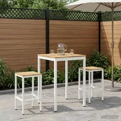 Vidaxl Vrtni Bar Miza NAARDEN Beljenje 70 x 68,5 x 105 cm