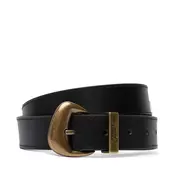 Pas Tommy Jeans Tjw Cool Brass 30 AW0AW18845 Črna