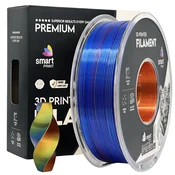 Smart Print Silk PLA Trojna Barva rdeča rumena modra filament 1.75mm - Smart Print Sijajni Filament za 3D Tisk (1kg Kolut)