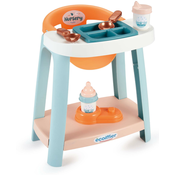 Jedálenská stolička Baby High Chair Vert Azur Écoiffier s doplnkami pre 30 cm bábiku od 18 mes ECO1876