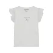 Guess Majica K6RI12 KCU20 Bela Regular Fit