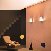 Stilnovo LED stensko svetilo Inbilico, črno, višina 25 cm - Dnevna soba/jedilnica - Dizajn - črna, bela - Plastika