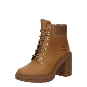 TIMBERLAND Gležnarji z vezalkami svetlo rjava