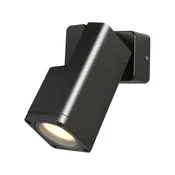 shumee Vrtna fasadna svetilka, zunanja stenska svetilka, nastavljiva, črna, 1xGU10 35W, Salvia Candellux