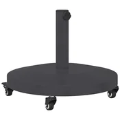 Vidaxl Podstavek za senčnik Temno siva 48 x 48 x 32 cm