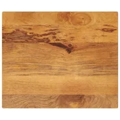 Vidaxl Mizna plošča 60x50x2,5 cm pravokotna trden mangov les