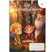 Moj prvi zvezek za matematiko – A5, velika mreža, 1. razred