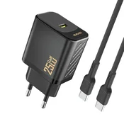 Dudao DUDAO 25W PD POLNILEC USB-A USB-C ZA APPLE IPHONE S KABLOM USB-C, (5000262100)