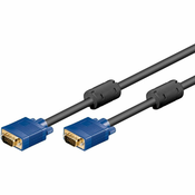 Goobay VGA M/M kabel za video signal 10 m, crni, 93378