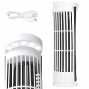 Verkgroup Stolpni namizni ventilator USB 26cm LED svetilka