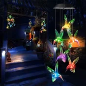 Yiwu 11421 Viseca solarna RGB LED lampa pticice ( 13489-11421 )