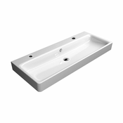 Gsi VEGA keramika dvojumivalnik 120x50 cm, bela ExtraGlaze