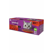 Whiskas Whiskas vrecice perad, janjetina, govedina za macke 40x85g