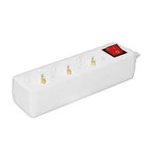 Kabl produžni 3 uticnice, 3x1.5mm sa prekidacem, 3m
