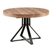 Bessagi Home Jedilna Miza Louna, Barva Hrasta, 120-160x120